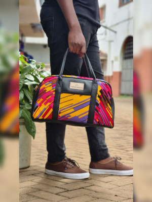 Ankara Duffel Bags With Bgc