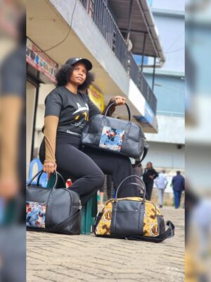 Ankara Duffel Bags With Bgc