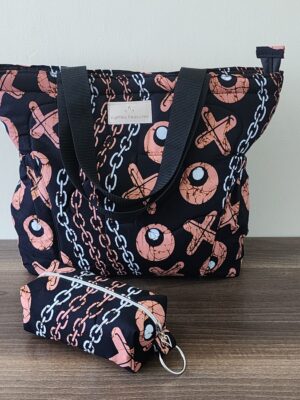 Ankara Tote Bag With Matching Pouch