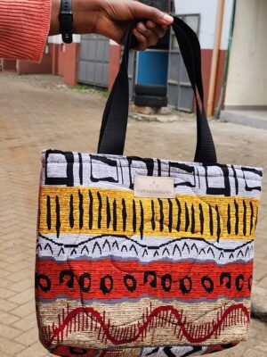 Ankara tote Bags